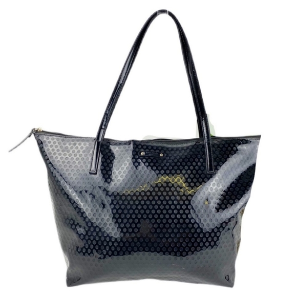 kate spade Bags Kate Spade Black Patent Leather Pink Lined Sophie